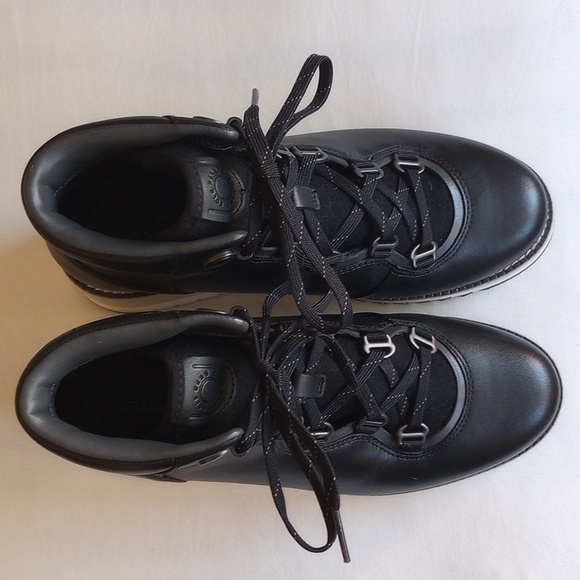 Cole Haan Grand Explore Waterproof Leather Ankle Boots 7 Wedge Platform - Picture 3 of 13